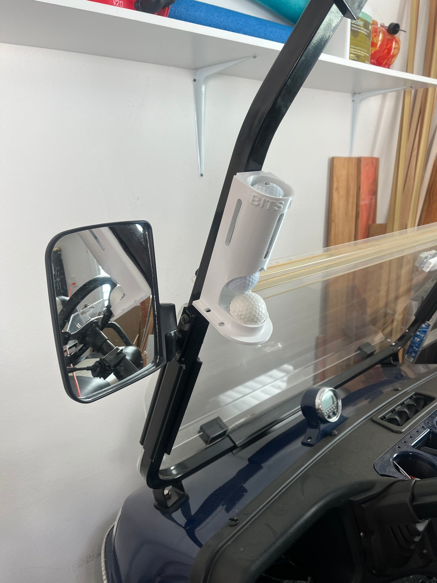 BITS BALL HOLDER- Golf Cart ball and tee holder - Sleeve