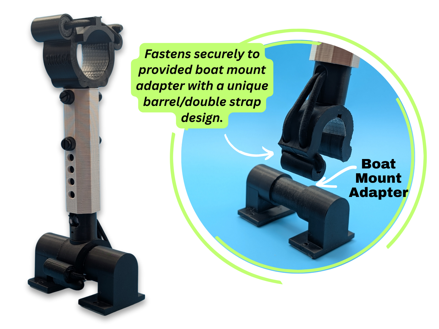 StaYmo Omni - Trolling Motor Stabilizer with Boat Adapter