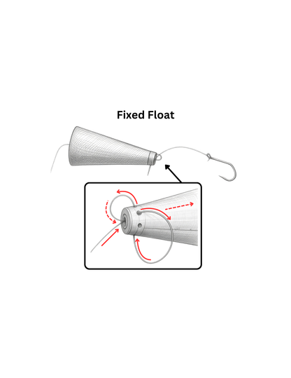 RoKit+ Popper Topwater Float/Lure – Long Distance Casting Fishing Popper for Live Bait, Slip or Fixed Rig