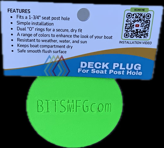 Deck Plug For Seat Post Hole