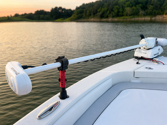 StaYmo™ Super Duty Deck Series Trolling Motor Support | No-Drill Stabilizer