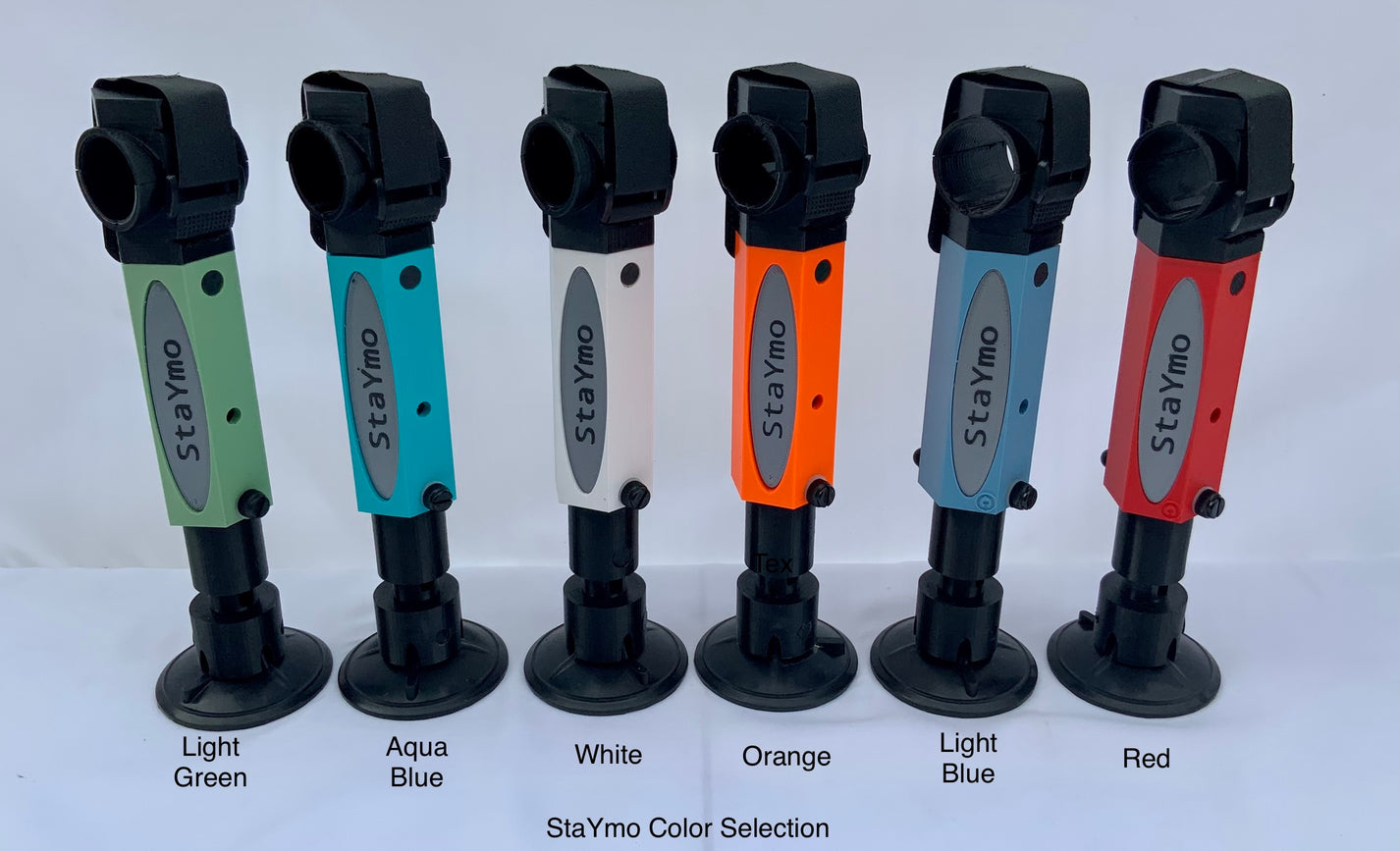 StaYmo trolling motor stabilizer/shock absorber deck mount series